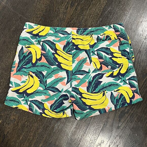Chubbies Swim Trunks Men’s Medium Bananas Tropical Lined Shorts Beach Surf - Picture 2 of 8